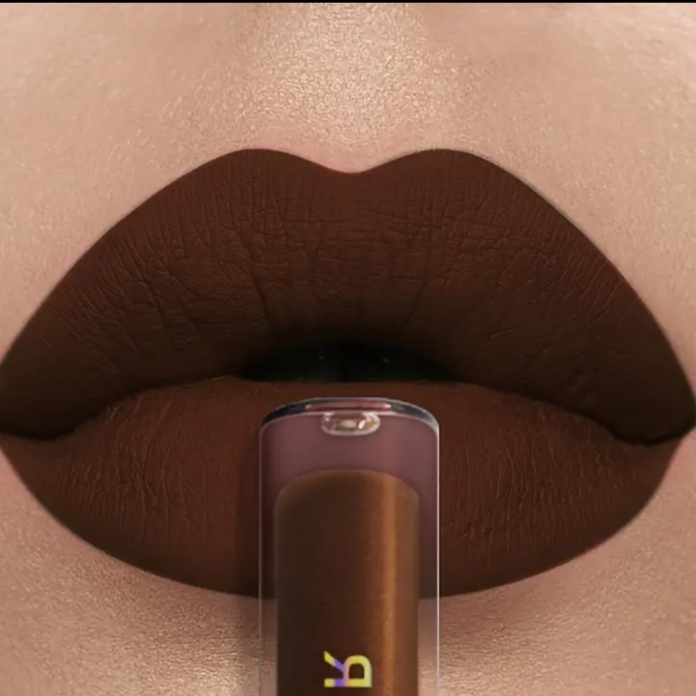 Matte Velvet Brown Highly Saturated Lip Gloss
